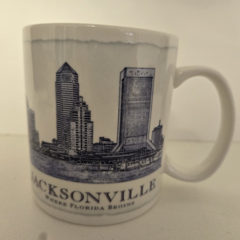 STARBUCKS 2008 Jacksonville, Florida Architectural Series 18‎ oz Mug Vintage
